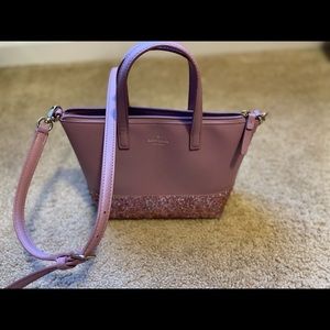 Pink glitter Kate spade purse! Used like new!